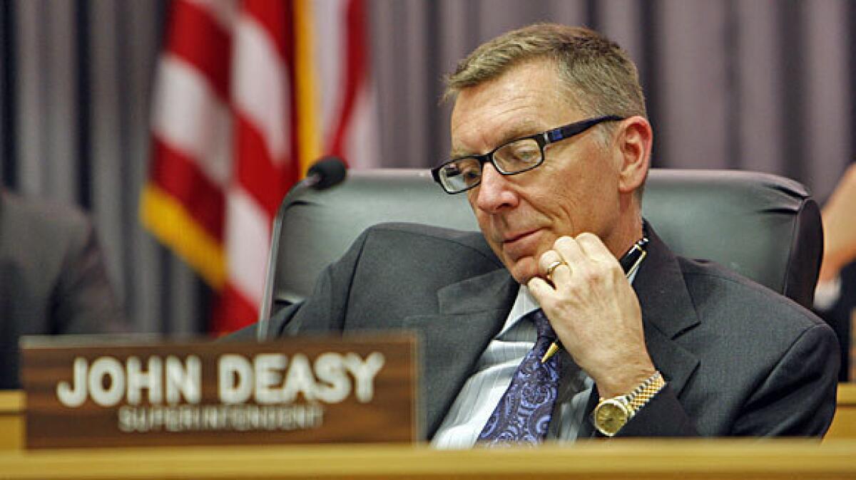 L.A.Unified Supt. John Deasy contended that releasing names would lead to resentment and jealousy among teachers, spur "unhealthy" comparisons among staff, cause some instructors to leave the nation's second-largest school system, and interfere with teacher recruitment.