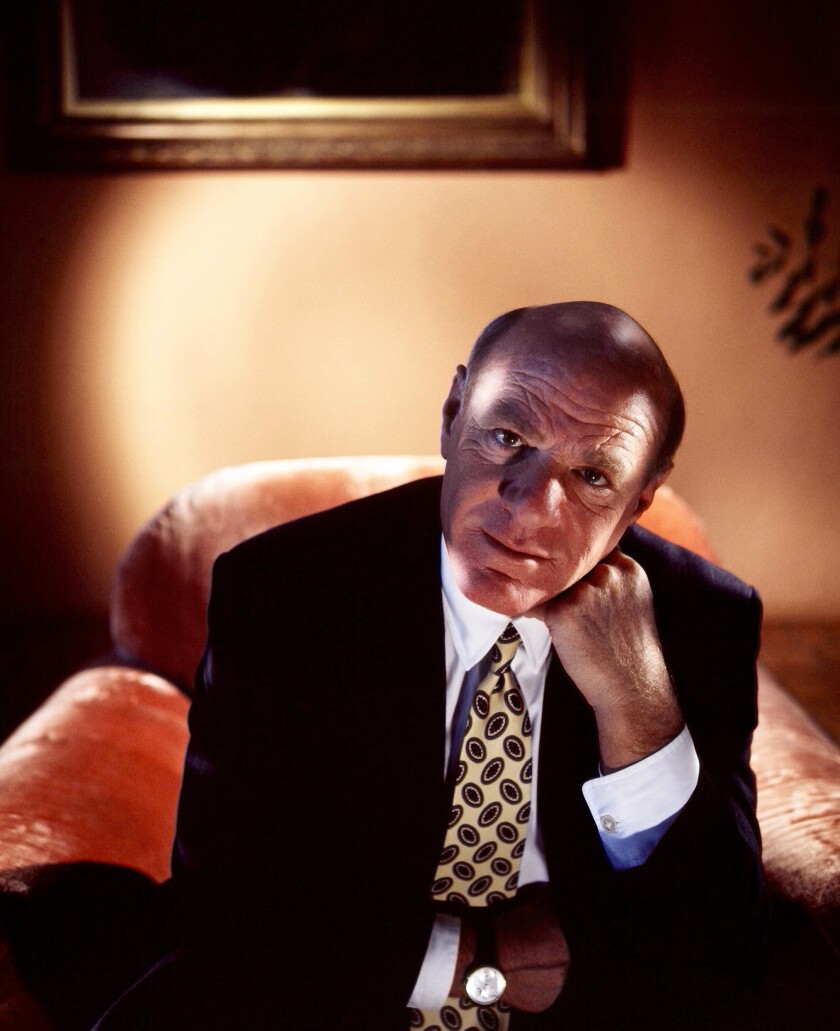 Barry Diller poses at his residence in Beverly Hills in 1998.