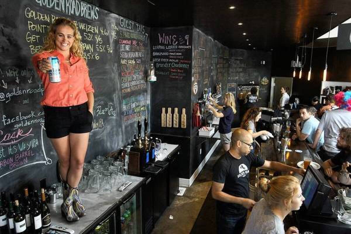 Meg Gill, 26, is president of Golden Road Brewing.