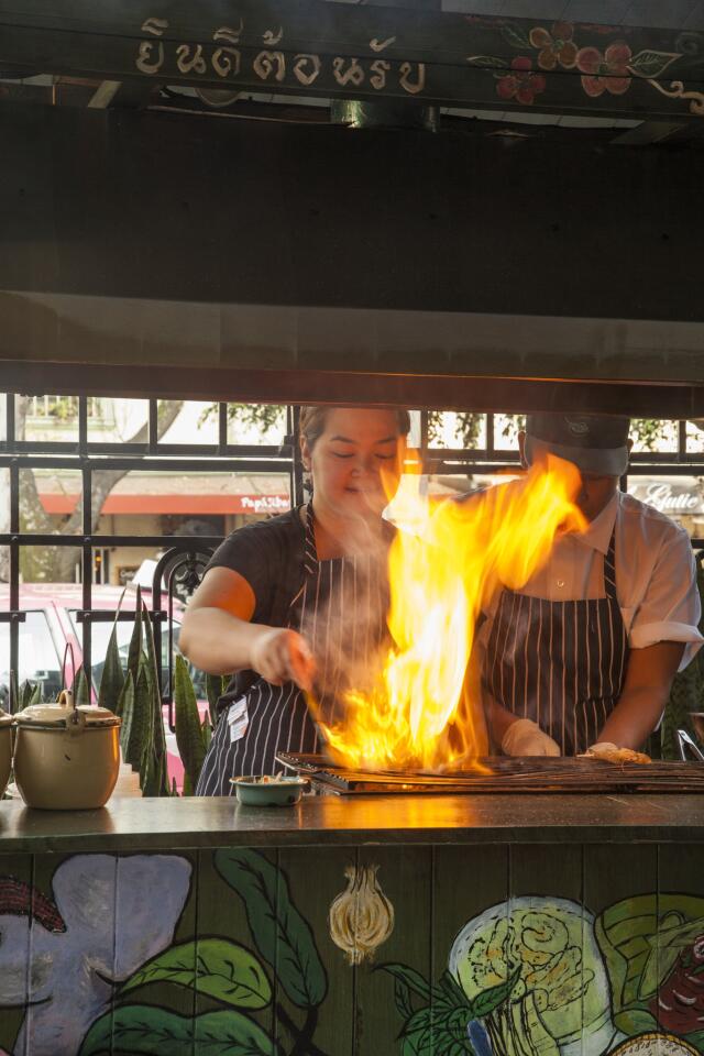 Somsri Raksamran cooks at Kiin.