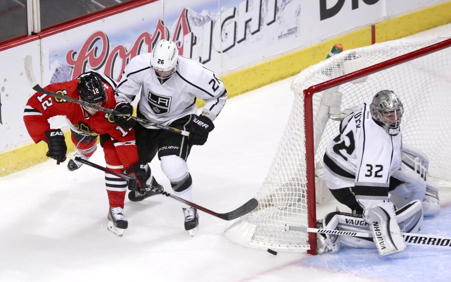 Peter Regin, Slava Voynov, Jonathan Quick