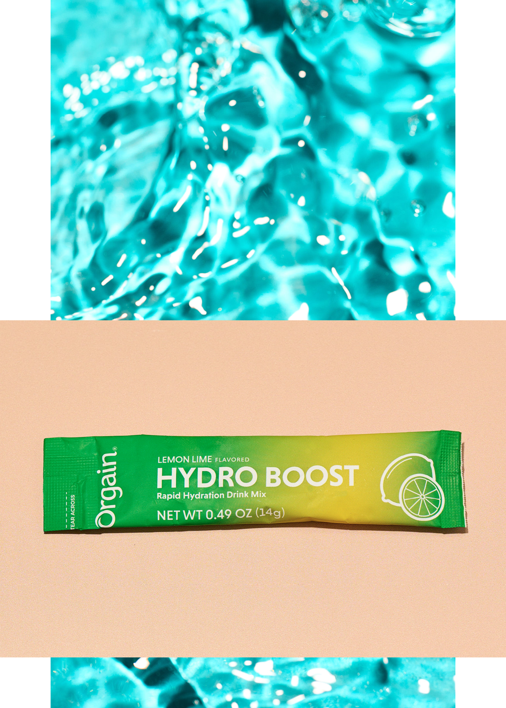 Orgain Hydro Boost, Rapid Hydration Drink Mix.