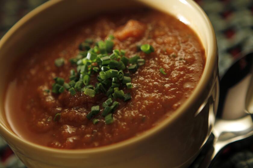 Urth Caffé's gazpacho. Recipe