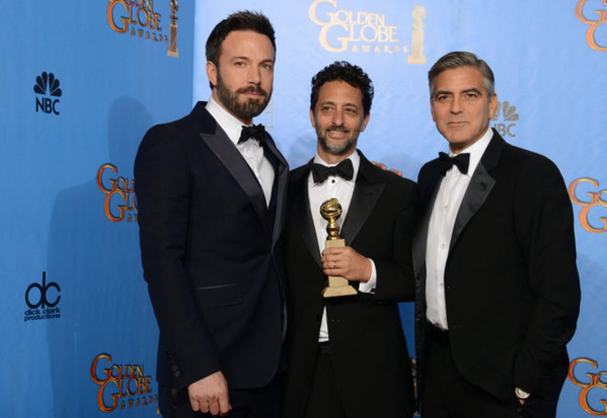 'Argo" was nominated in five categories and took home two of the night's top prizes, best director for Ben Affleck and best picture, drama.