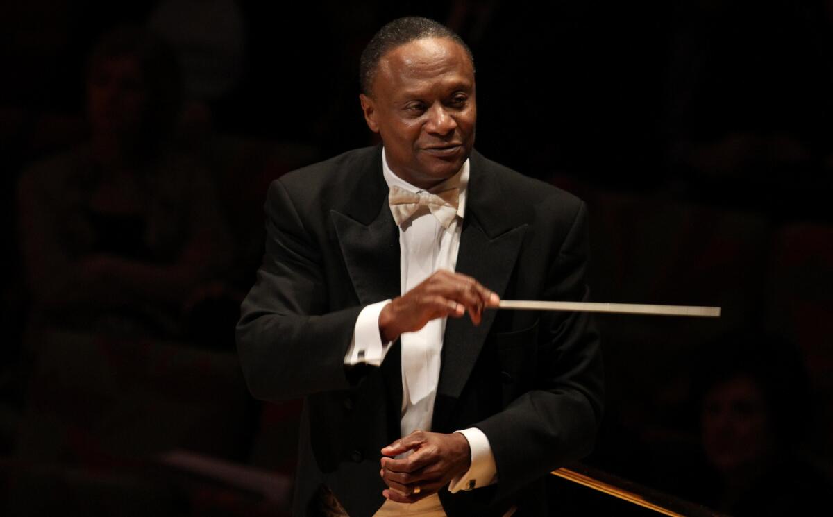 Thomas Wilkins has been named principal conductor of the Hollywood Bowl Orchestra.