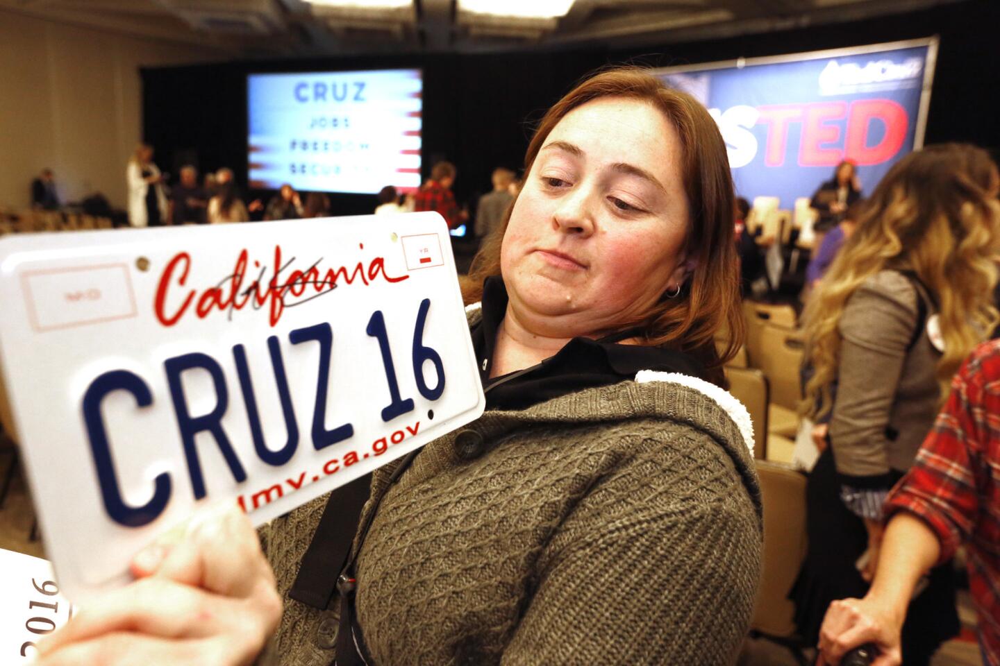 Ted Cruz license plate
