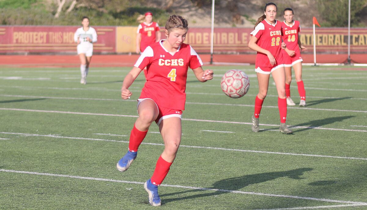 Don freshman Kate Dalton accounted for her team's second score.