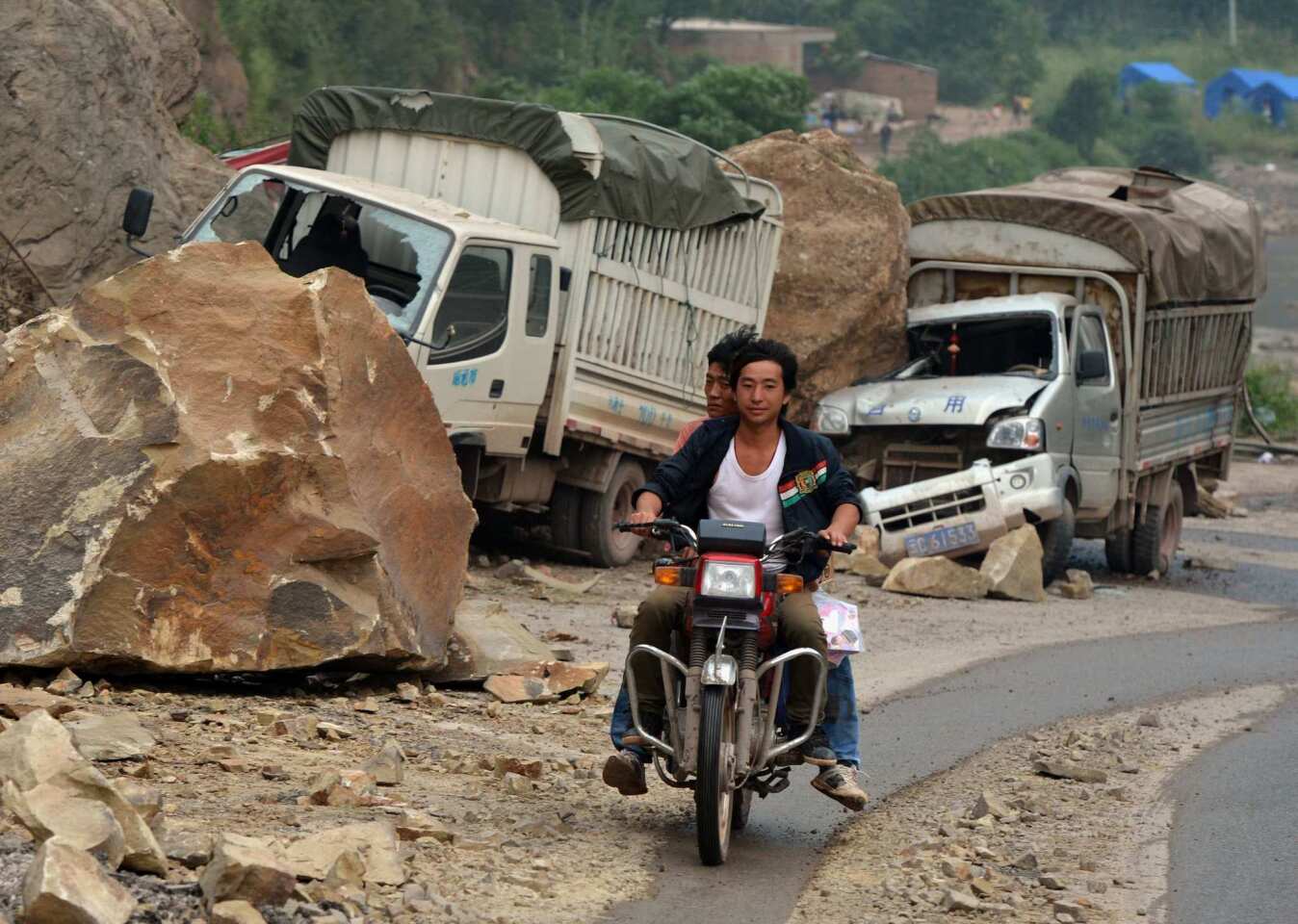 China quake: damage