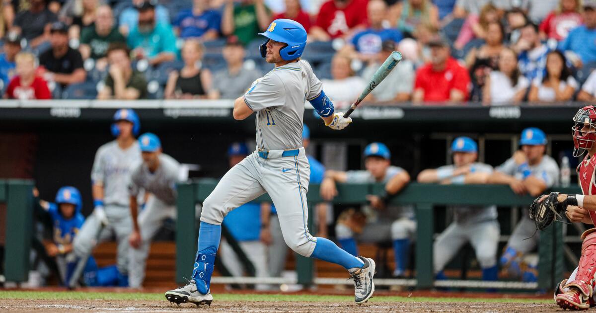 UCLA's College World Series title hopes shattered in season-ending loss to Arkansas