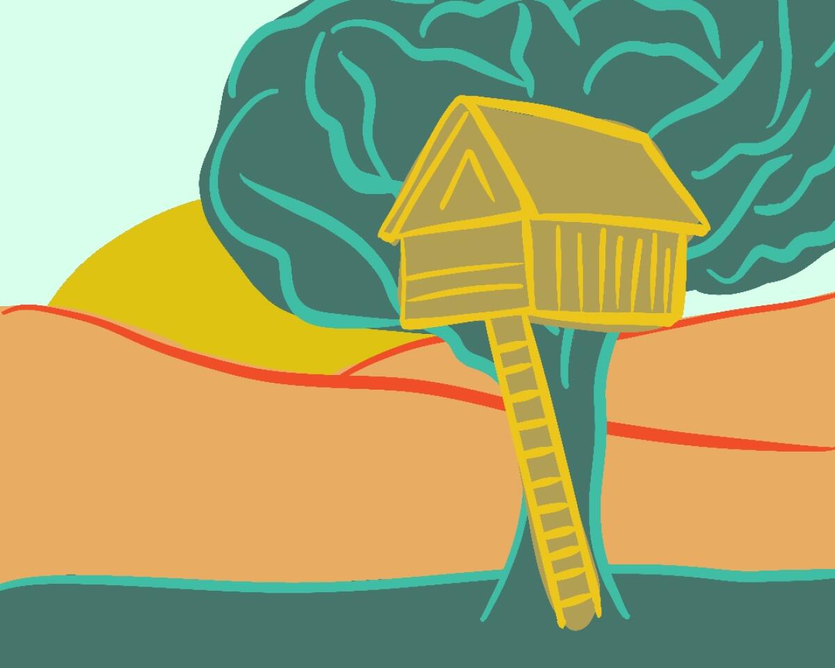 illustration of a treehouse.