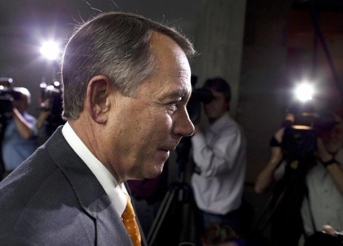 House Speaker John Boehner: "We fought the good fight." So what if it was based on myth and fantasy?