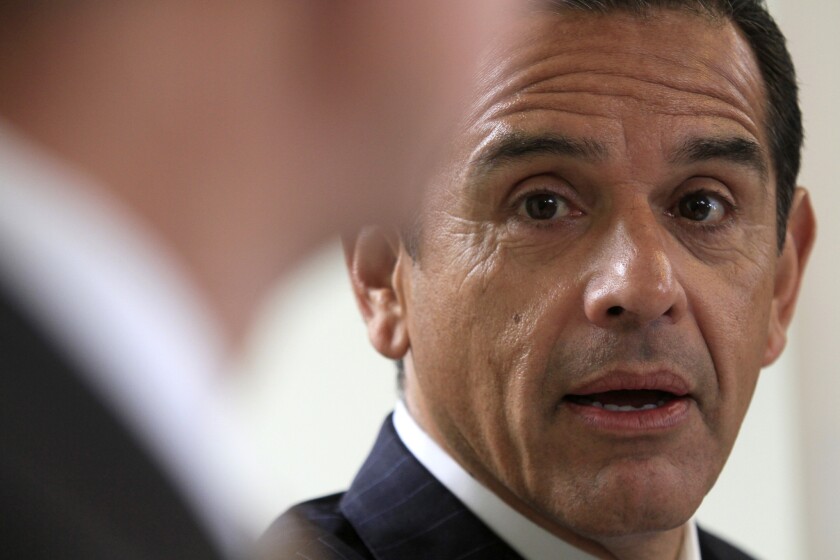 Antonio Villaraigosa's election in 2005 signaled that Latinos at last had a seat at the table politically and were becoming more socially integrated. Above: Mayor Villaraigosa is seen on Jan. 4.