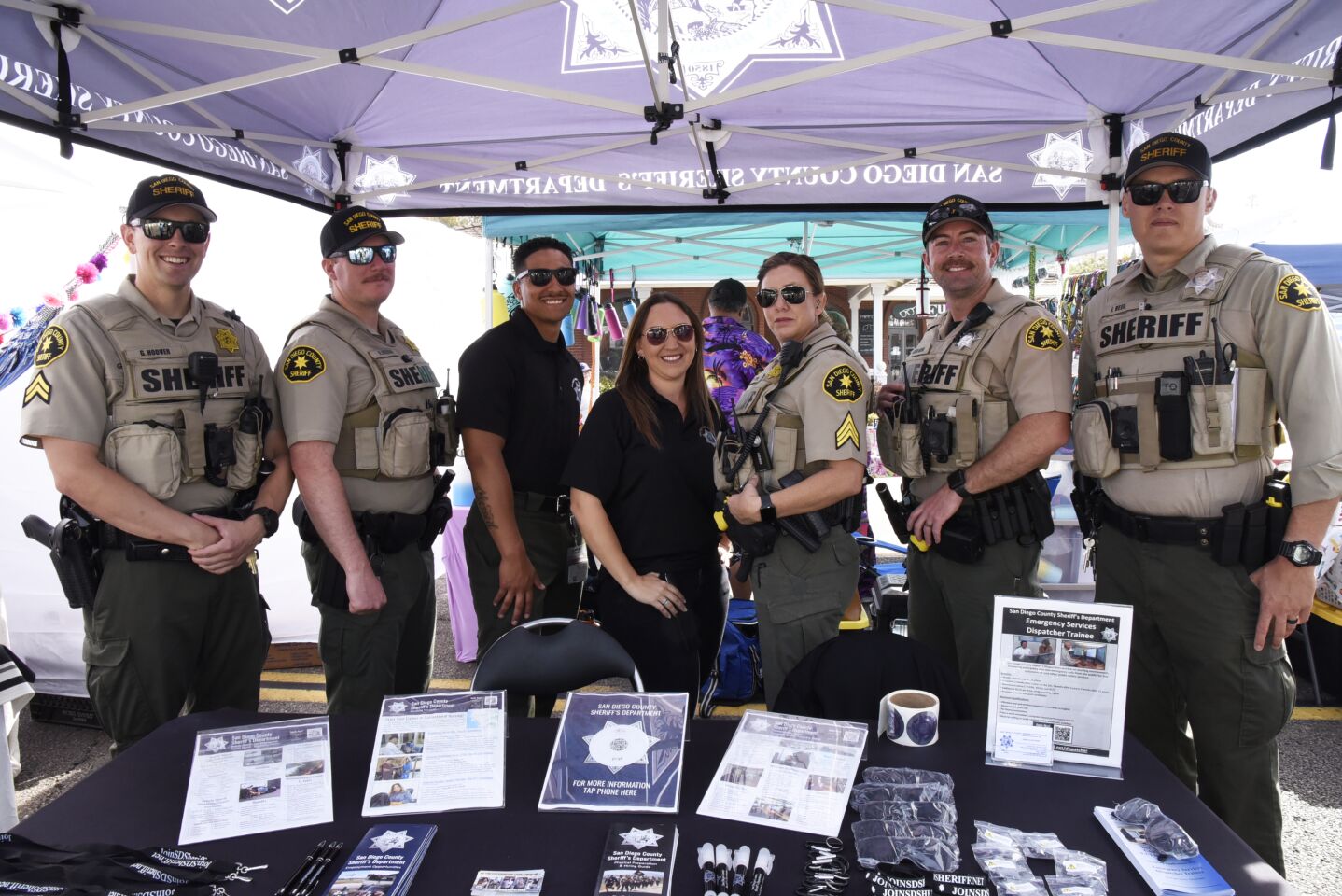Deputies from the San Diego County Sheriff's Department