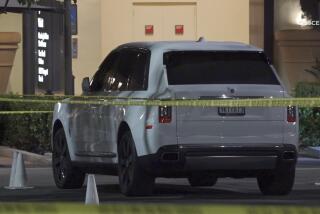 Newport Beach Police officers received a call around 11:30 p.m. Monday night about a possible robbery and gun shots fired in the Fashion Island mall parking lot where two men, each driving a Rolls-Royce and a Ferrari were involved in an attempted carjacking and robbery.