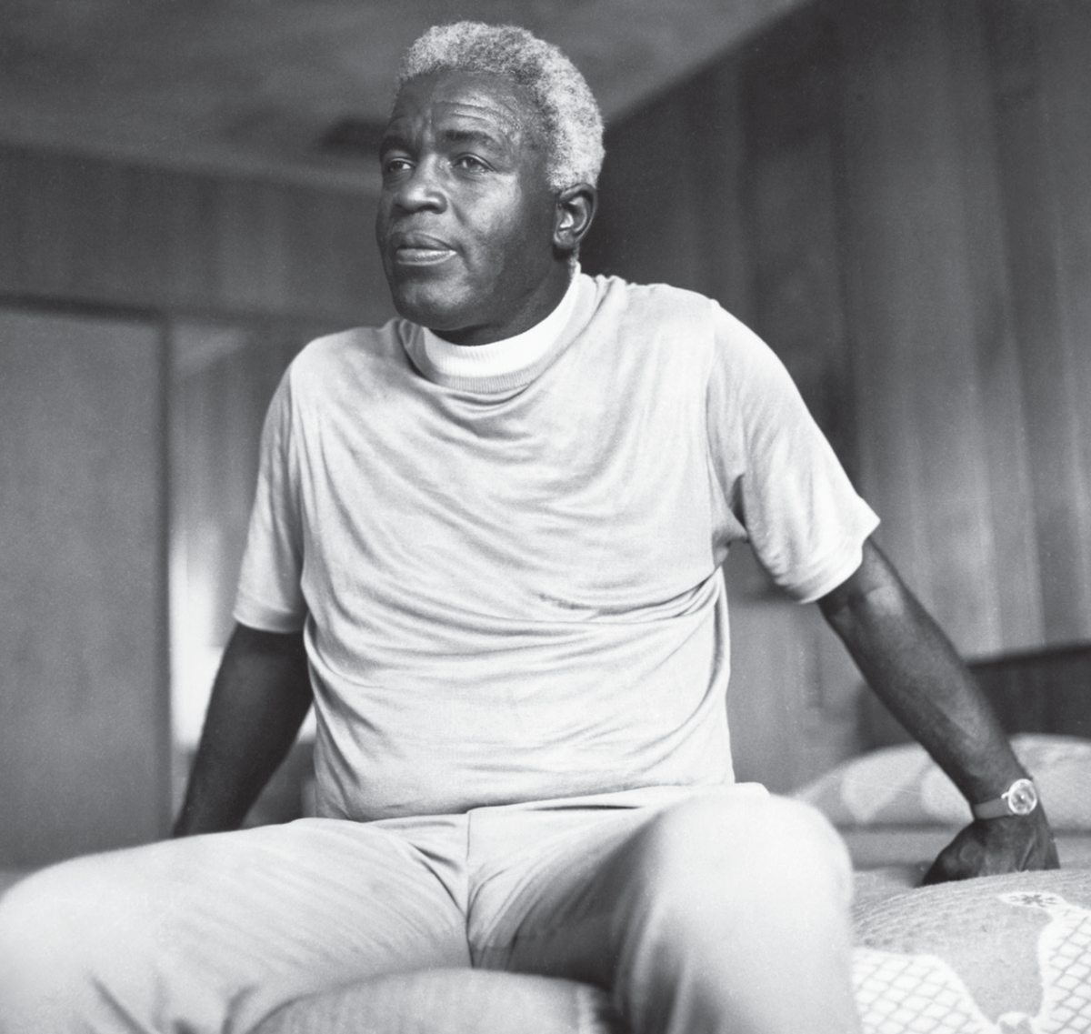 Jackie Robinson in 1971, a year before his death.