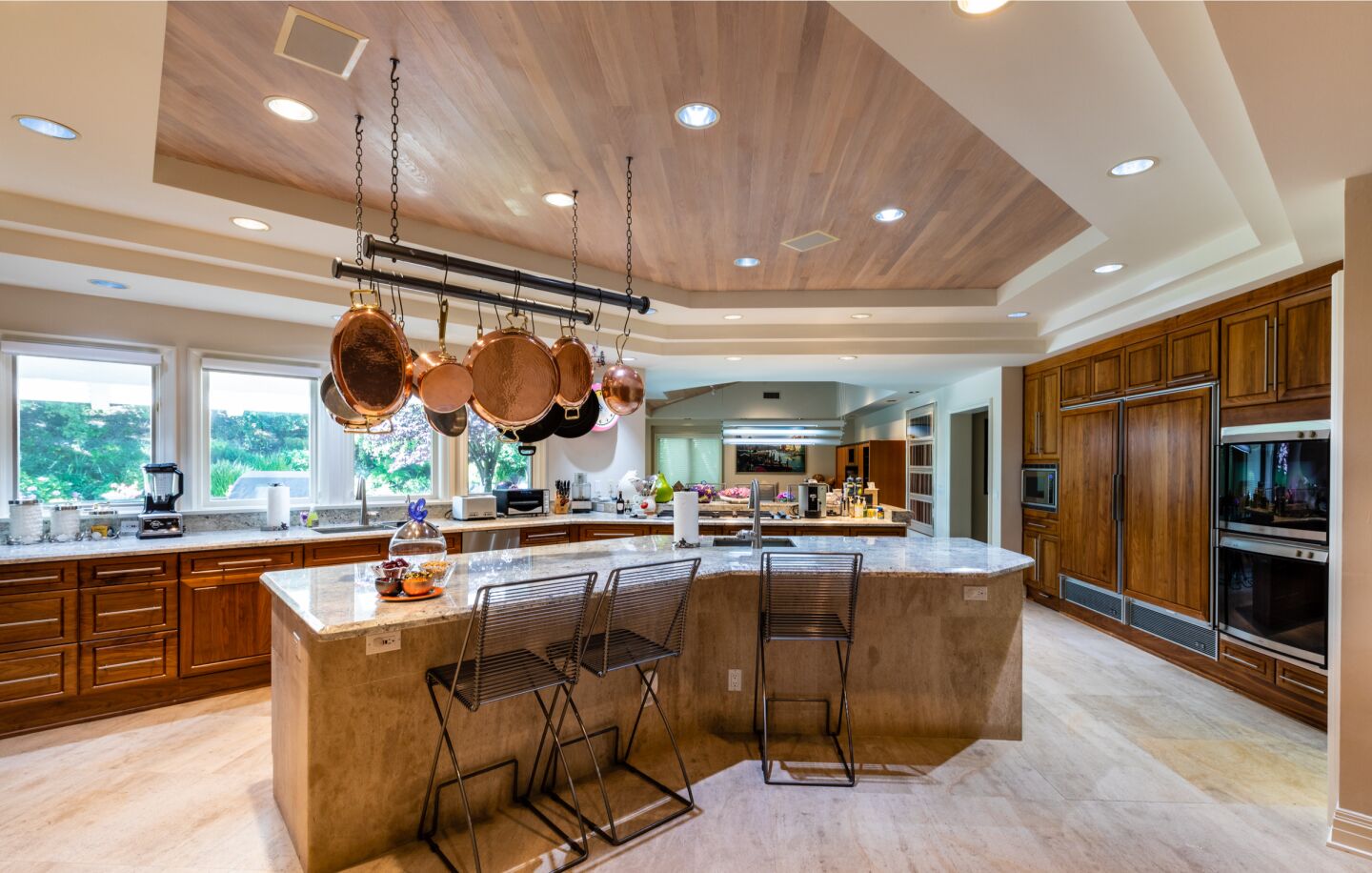 Ted Knight's former Pacific Palisades estate: the kitchen