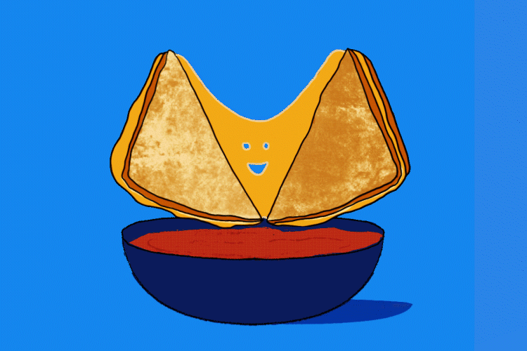 Grilled cheese illustration for the "How to boil water" series.