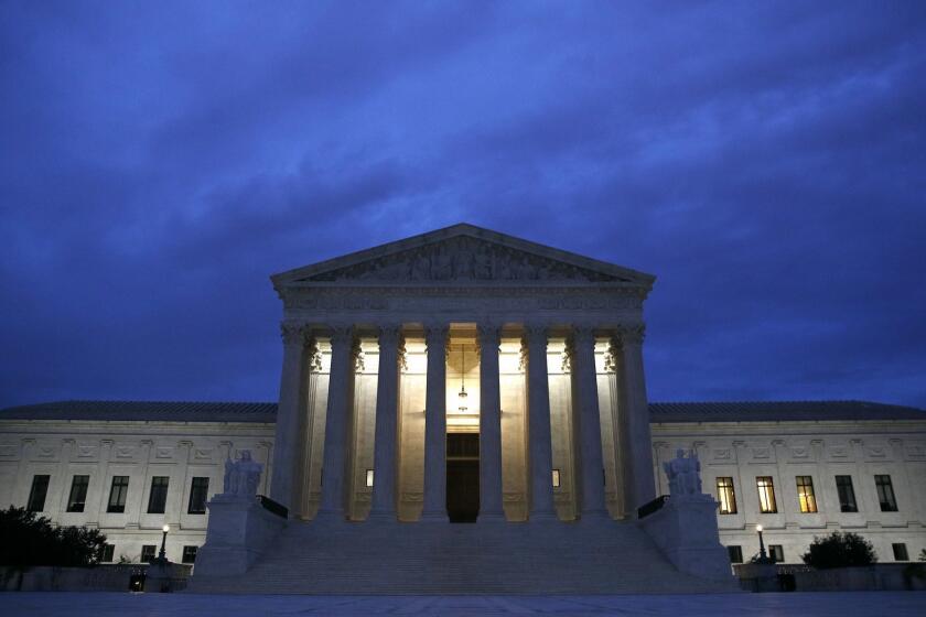 The Supreme Court building is seen at dawn on Capitol Hill in Washington, Thursday, Sept. 27, 2018. The Senate Judiciary Committee is scheduled to hear Thursday from Supreme Court nominee Brett Kavanaugh and Christine Blasey Ford, the woman who says he sexually assaulted her. (AP Photo/Patrick Semansky)