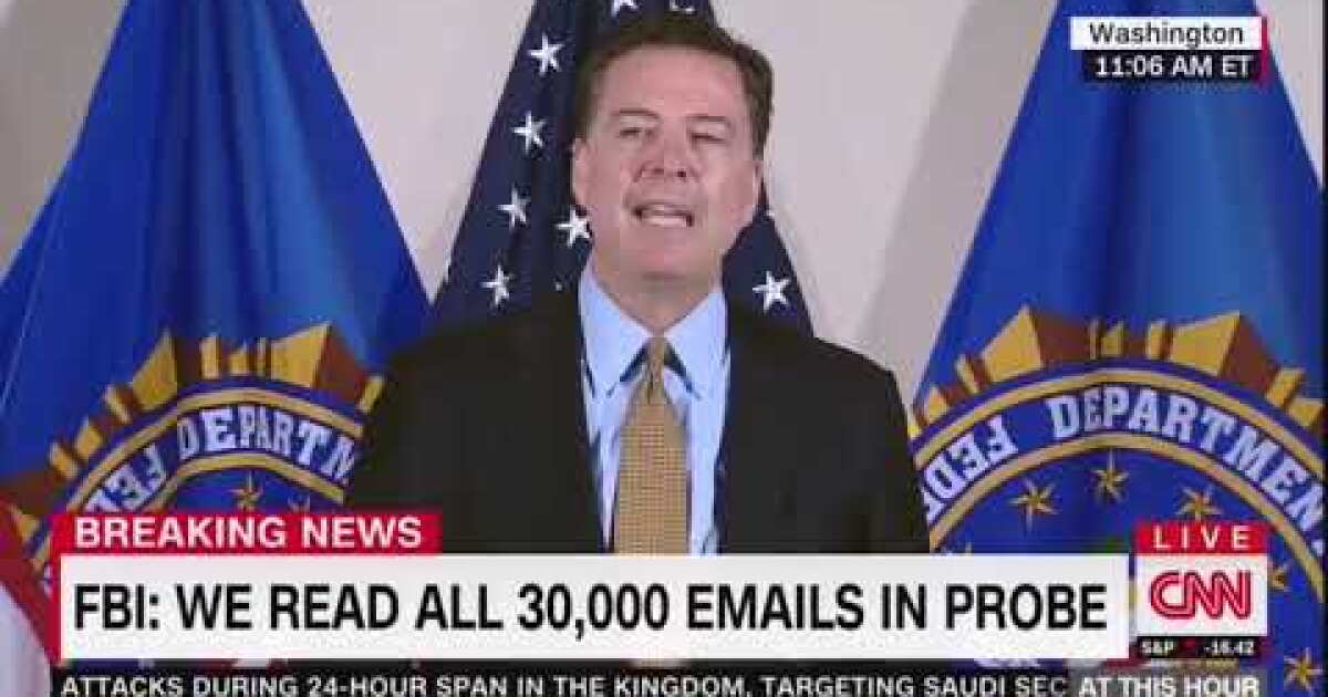 Highlights of FBI director's statement on Hillary Clinton email ...
