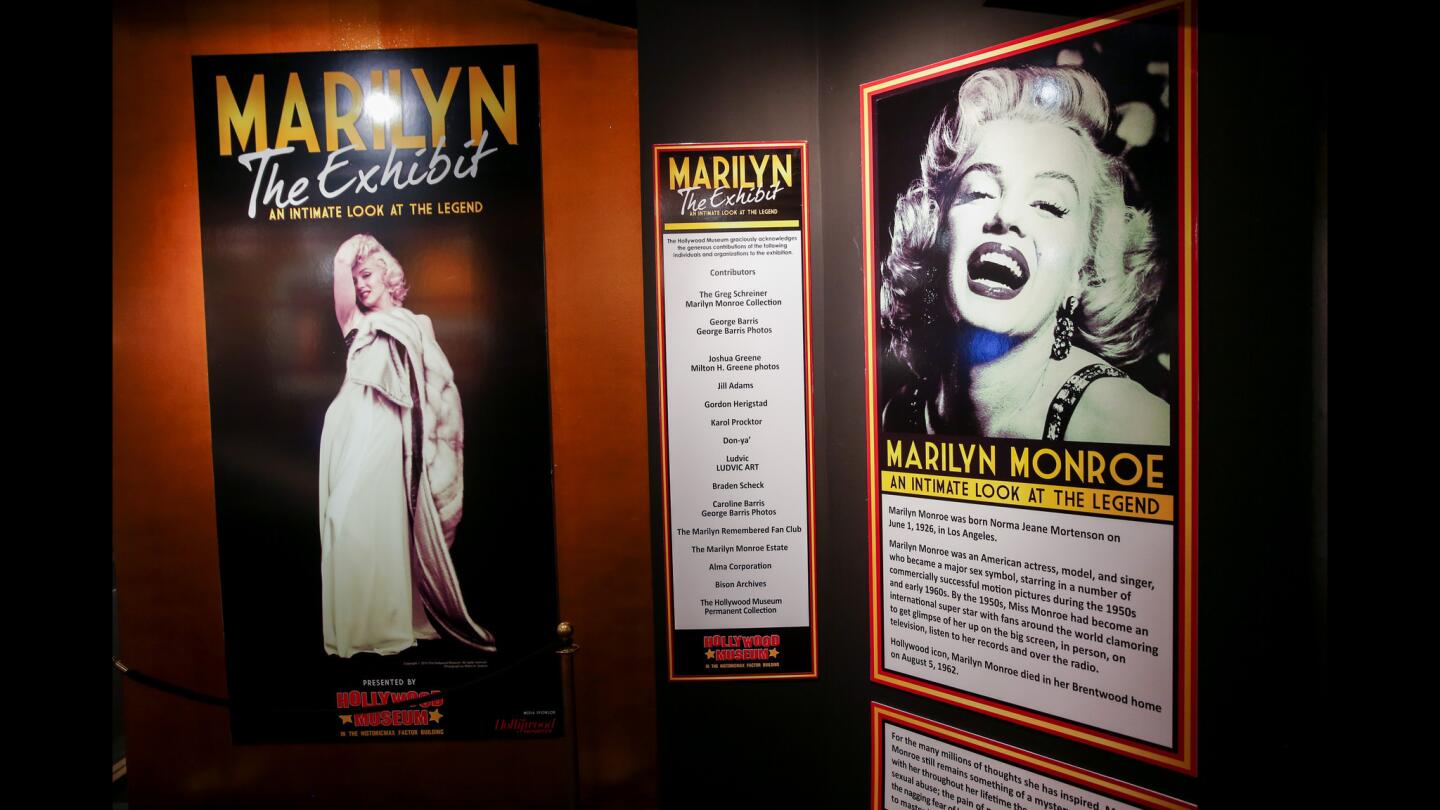 Scenes from the Hollywood Museum and the new Marilyn Monroe exhibition.