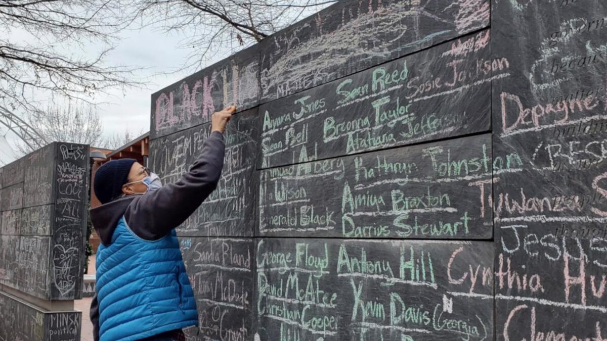 Scholar and activist Jalane Schimdt in Charlottesville, VA.