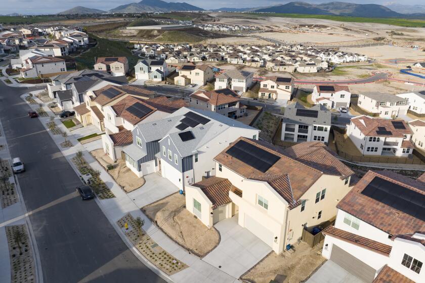 Chula Vista, CA - February 29: Residential homes in Chula Vista, California on Thursday, February 29, 2024. San Diego County's median home price rose slightly, 0.3 percent, in January to $802,500. There were 1,678 home sales, tying the record for the slowest ever month. (Nelvin C. Cepeda / The San Diego Union-Tribune)