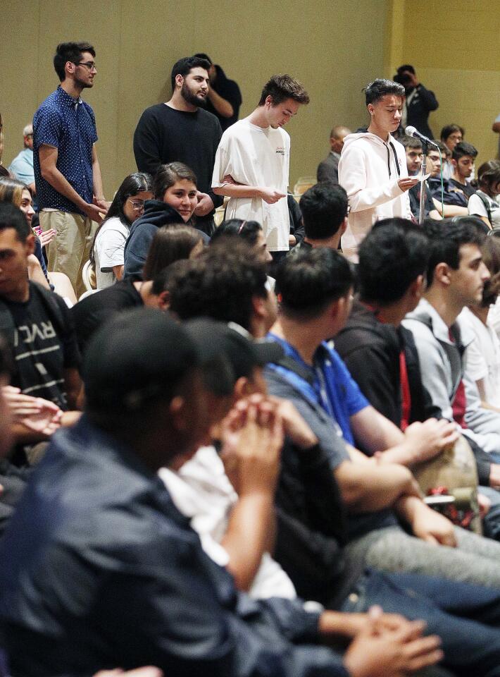 Photo Gallery: U.S. Congressman Adam Schiff answers several questions from Daily High School students