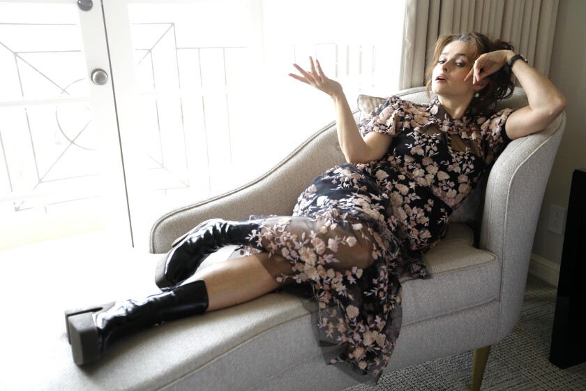 Helena Bonham Carter Got Notes From The Spirit Of Princess Margaret Los Angeles Times