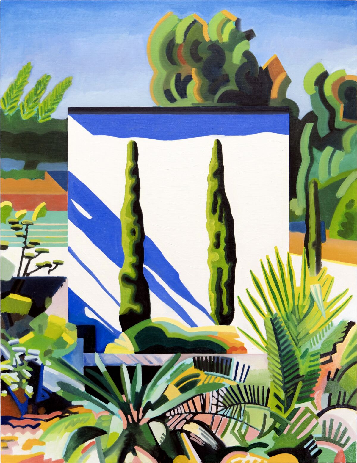 "Twins" by Geoffroy Tobe is part of R.B. Stevenson Gallery's exhibit "Mixture," on view through July in La Jolla.