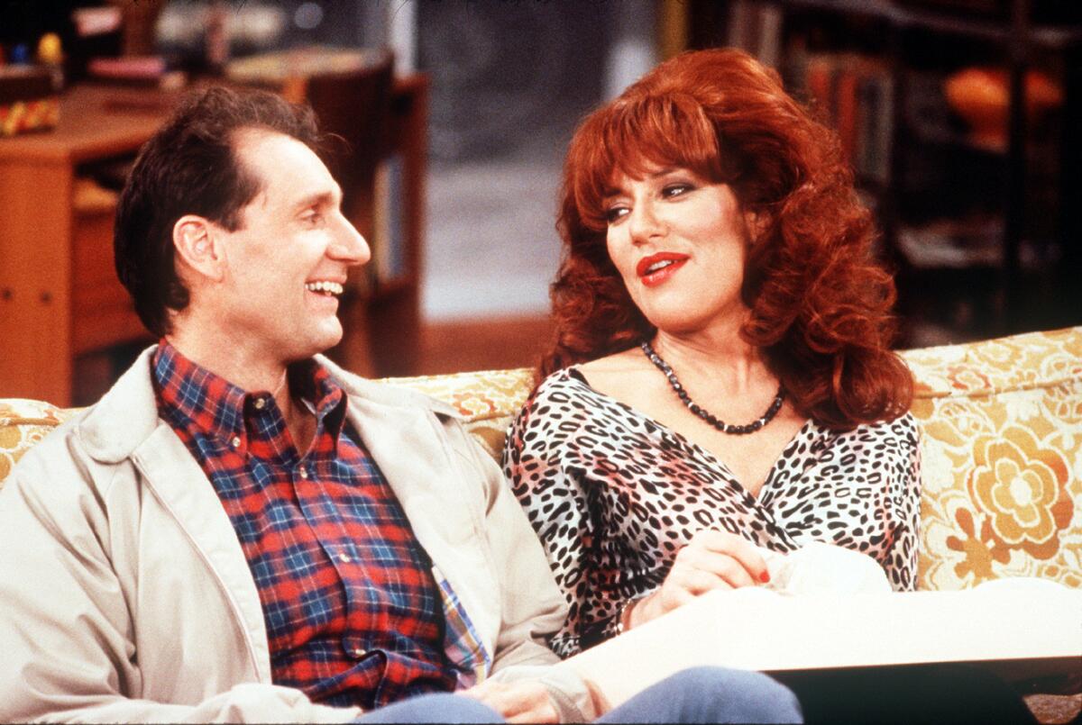 CA.MarriedNew.0325.7.Q"Married with Children" (LR) Ed O'neill, Katey Sagal