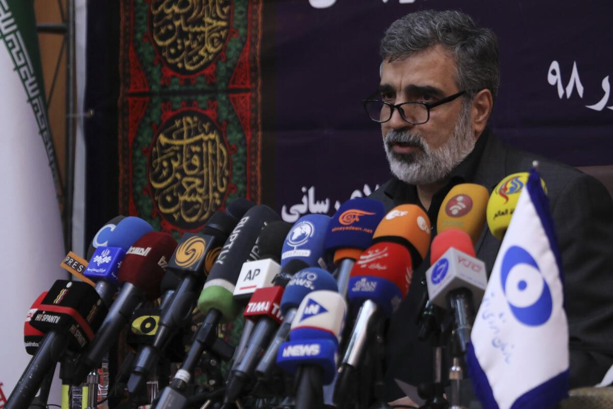 Behruz Kamalvandi, a spokesman for Iran’s Atomic Energy Organization, said the Islamic Republic has activated a chain of advanced centrifuges.