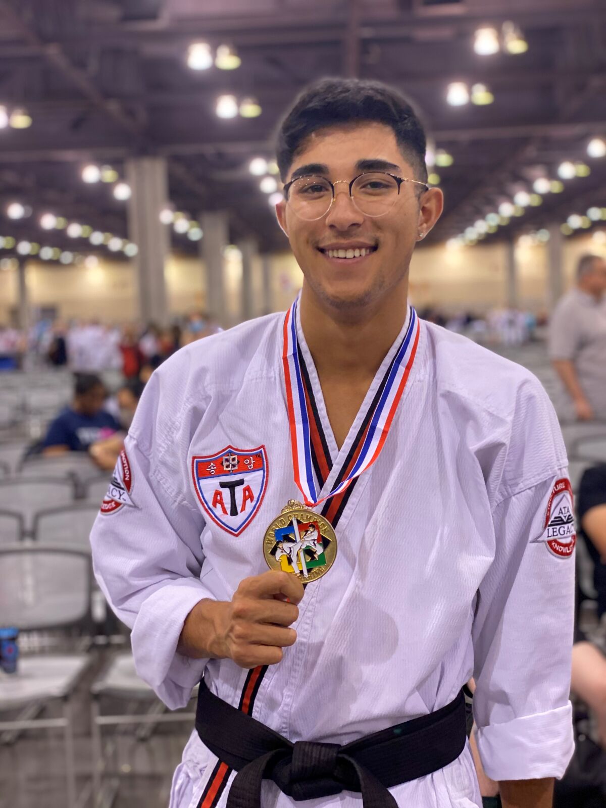 Andrew Heiati won his third straight championship at the ATA World Taekwondo Championships in Phoenix.