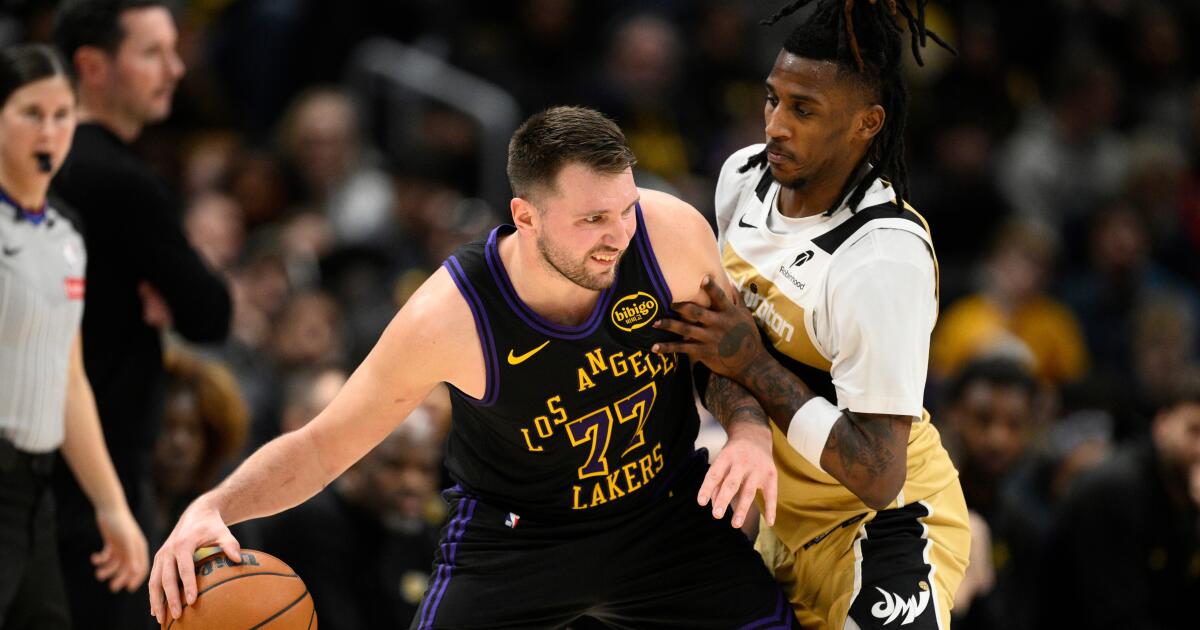 Luka Doncic has 37-point triple-double as Lakers answer call for 'competitive edge'