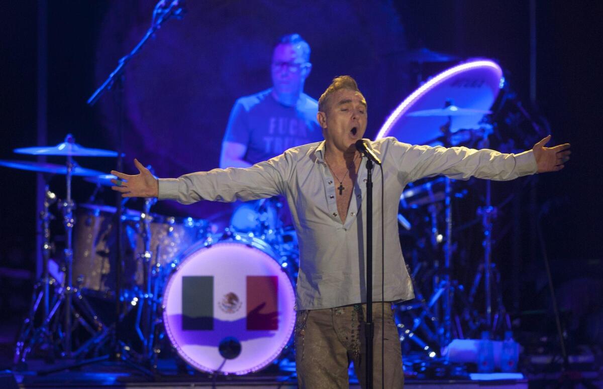 Coinciding with his Hollywood Bowl shows this weekend, Morrissey will be celebrated on Friday with "Morrissey Day" in Los Angeles.