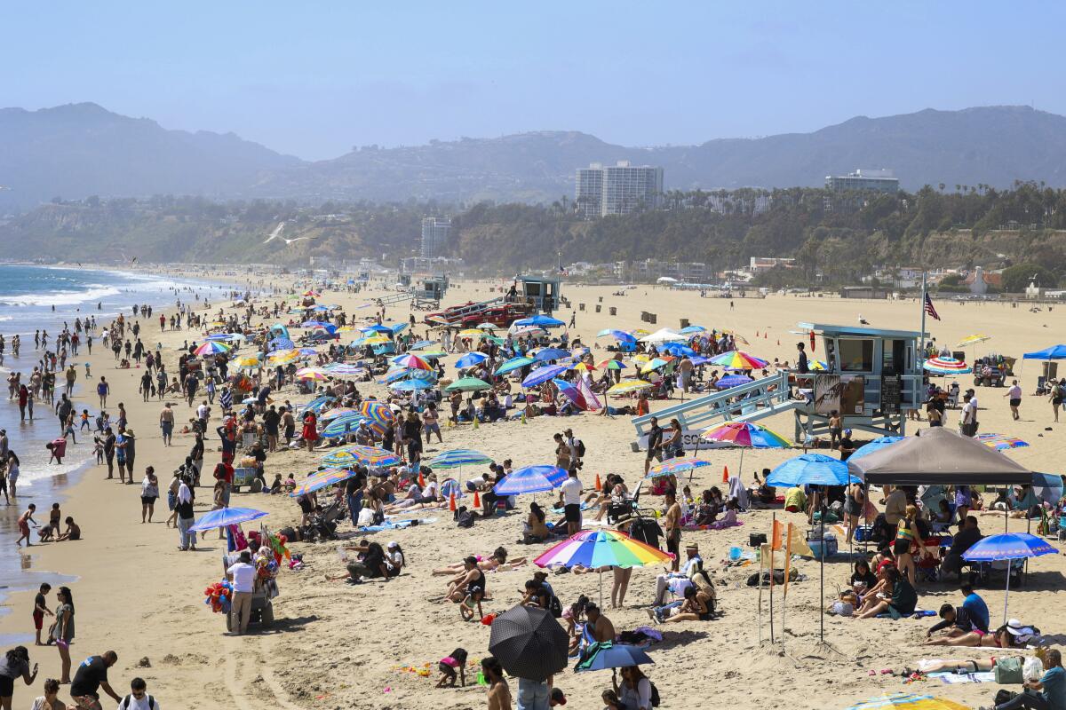 Santa Monica Pier on June 25, 2024.