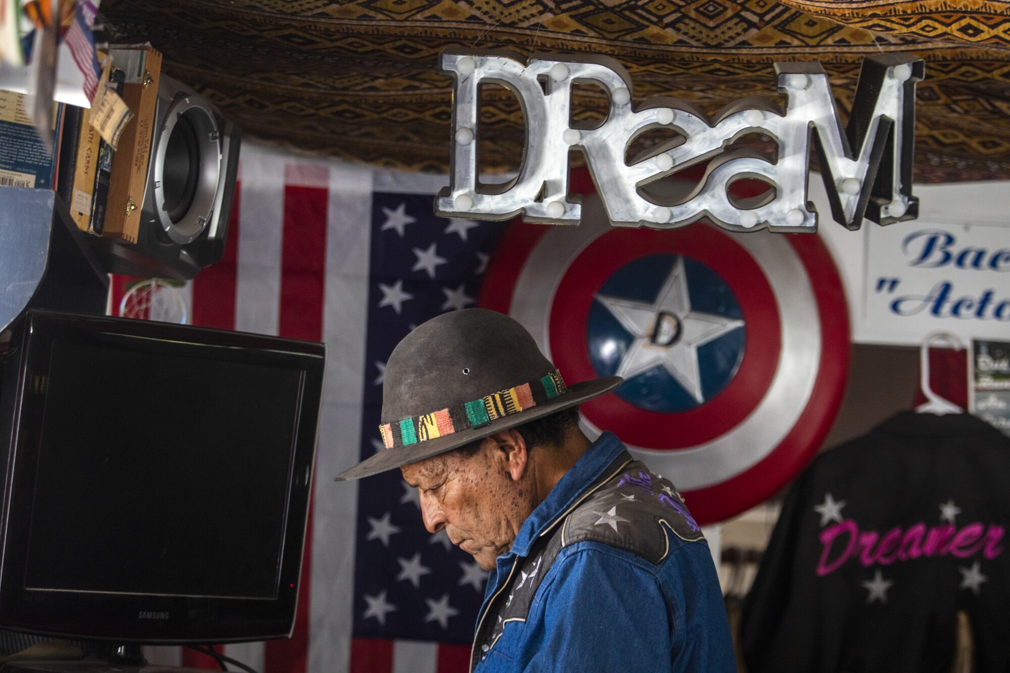 Barber Tony Bravo is known as "the Dreamer"