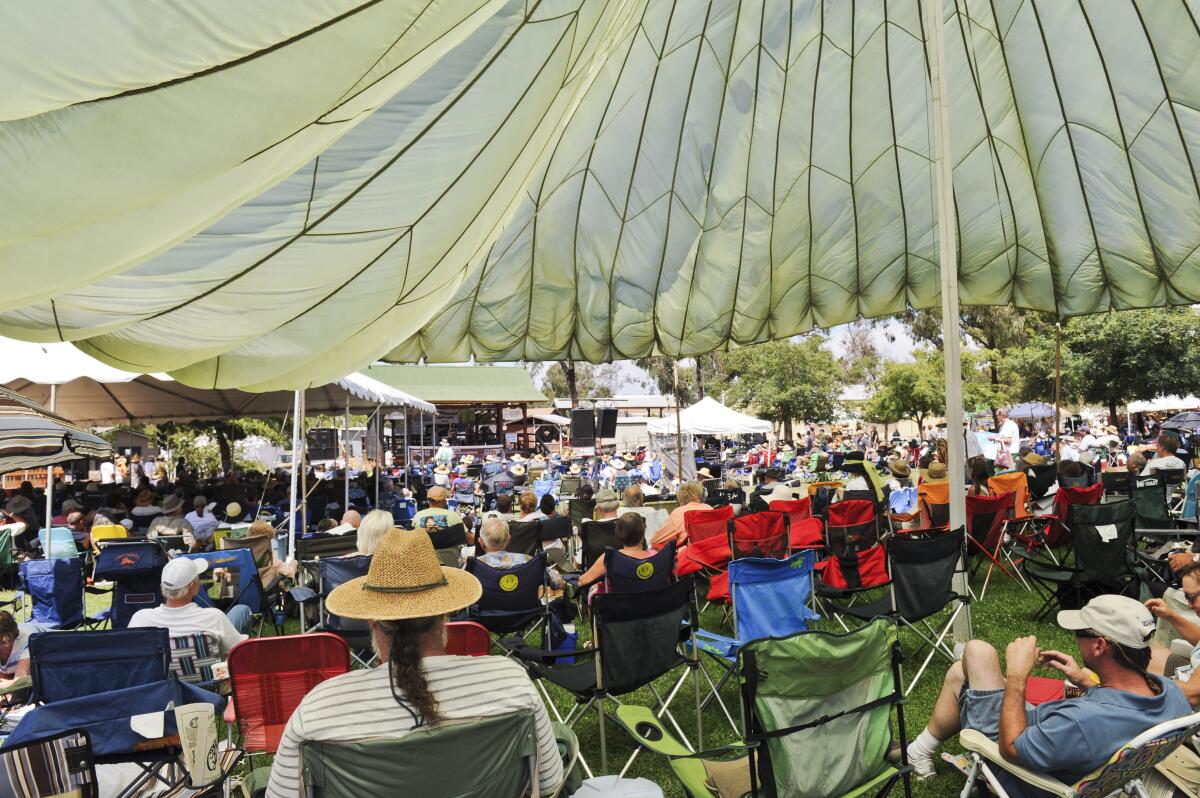 The 10th Summergrass San Diego bluegrass festival. 