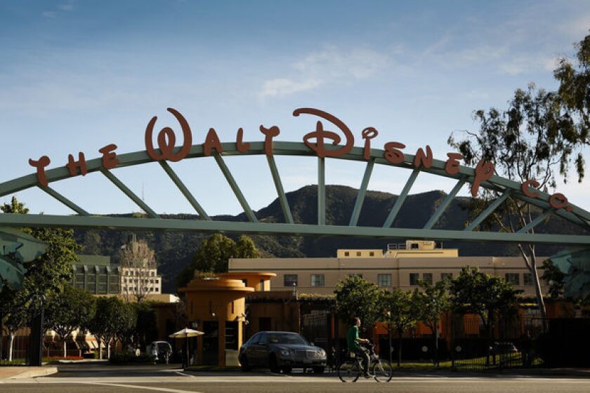 Walt Disney Co. studios in Burbank, Calif.