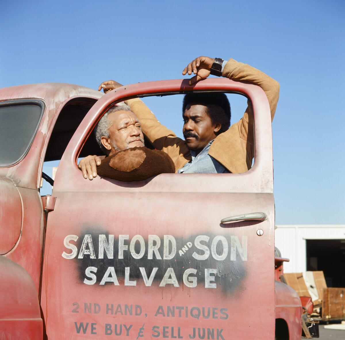 Redd Foxx, left, and Demond Wilson in "Sanford and Son."