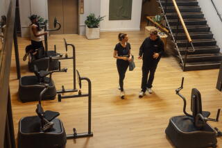 Our reporter goes to an AI gym.