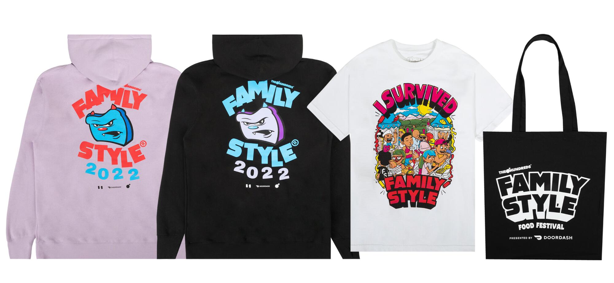 Merch from Family Style Festival 2022. Image magazine, November 2022.