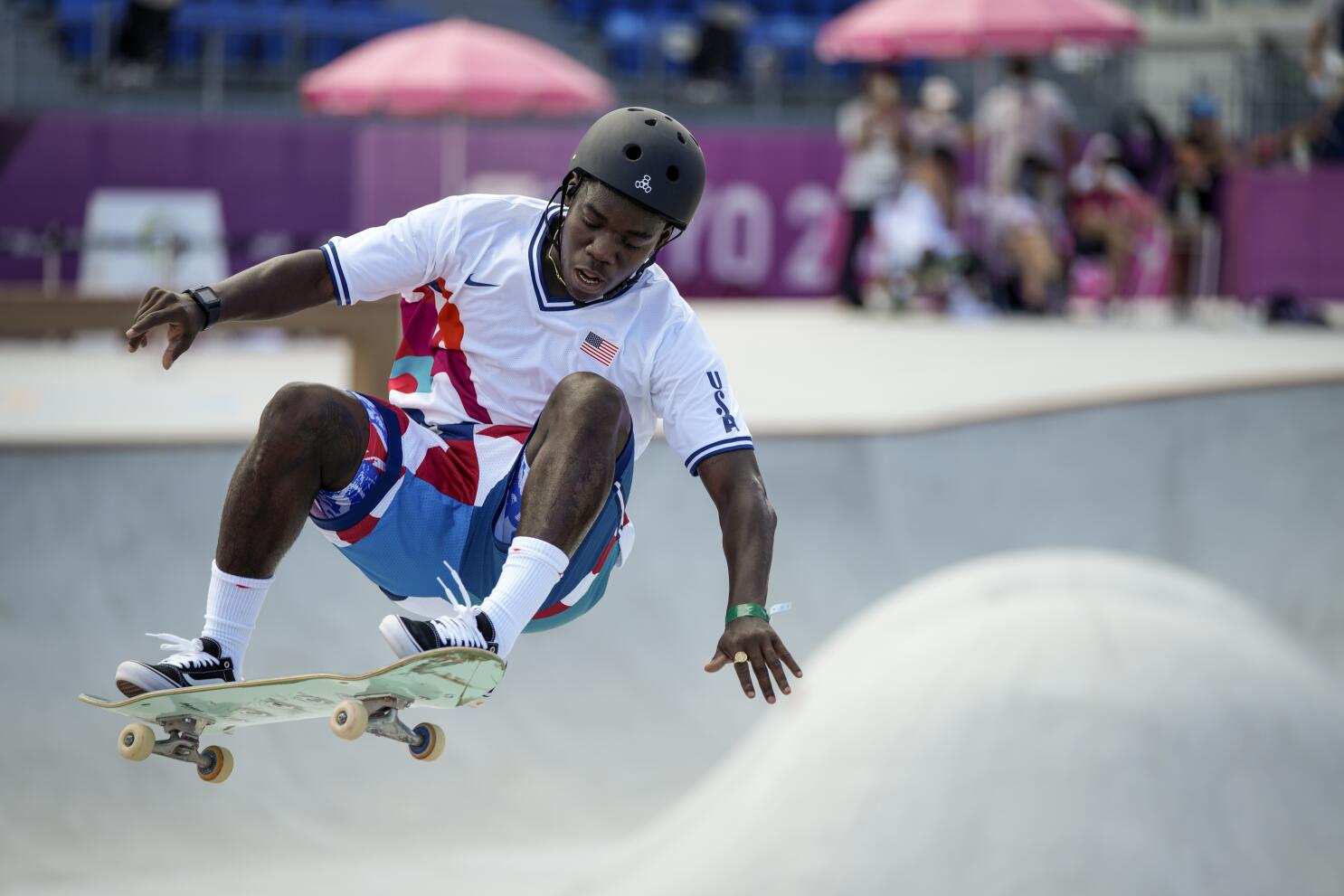 Olympics: Zion Wright rediscovers skateboarding's natural joys - Los Angeles Times