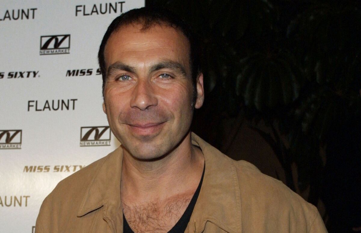 Taylor Negron at the 2001 premiere of "Donnie Darko" at the Egyptian Theatre in Hollywood. The actor, comedian and playwright died Saturday at age 57.