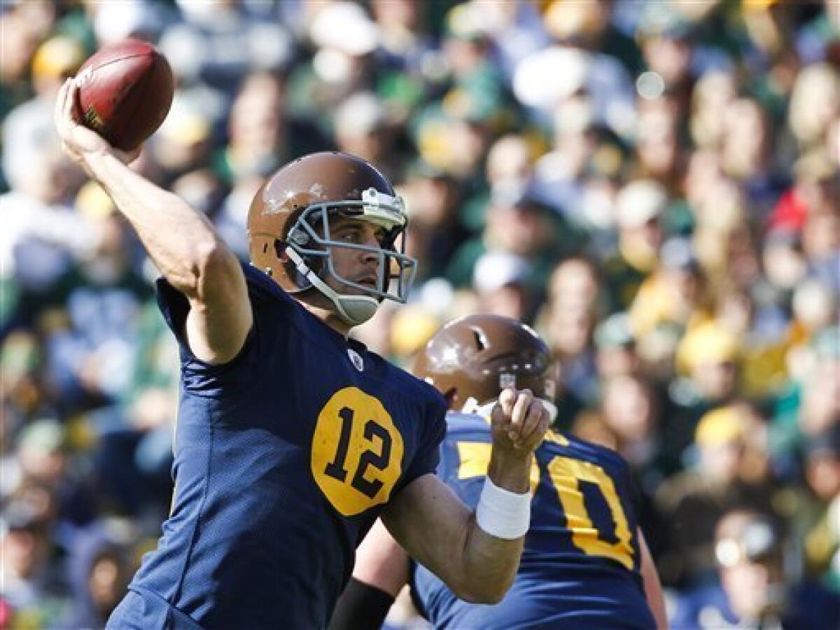 Packers are NFL's only unbeaten after topping Rams - The San Diego