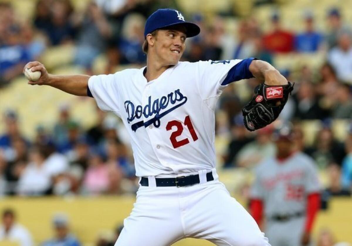 Dodgers pitcher Zack Greinke spent a season and a half with the Brewers.