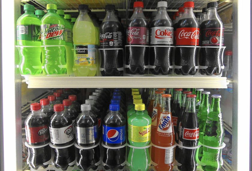 A statewide Field Poll last week found that 78% of California voters support placing labels on sugary drinks that warn of possible health hazards, up from 74% two years ago.