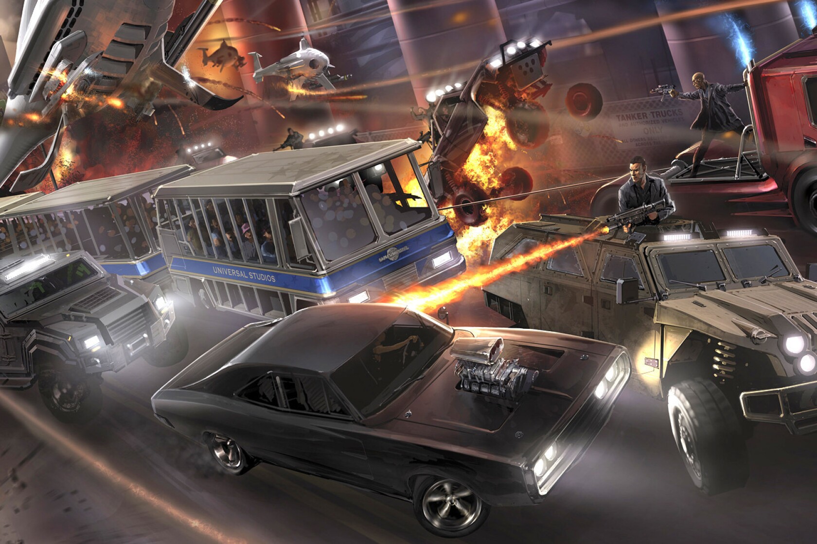 Fast Furious Attraction Takes Shape At Universal Studios - fast and furious supercharged roblox