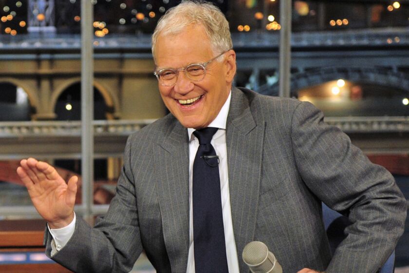 TV host David Letterman.