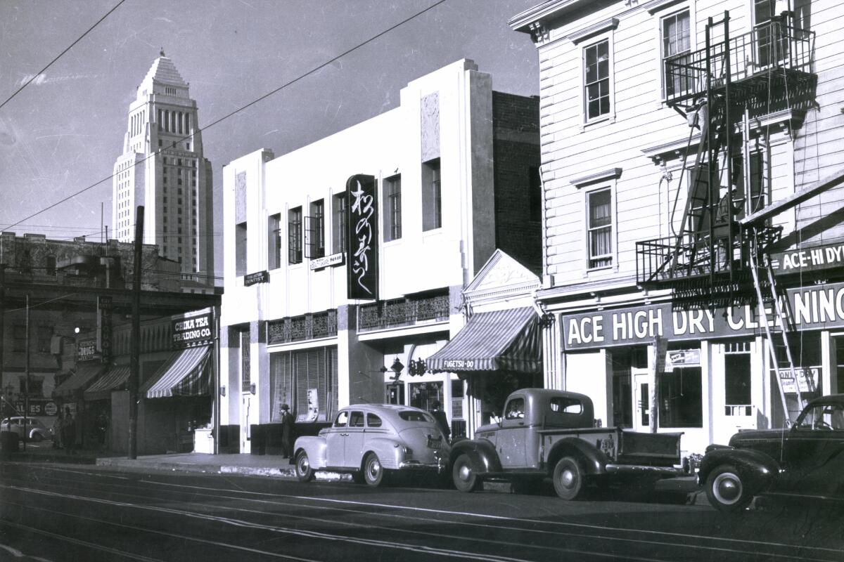 The exterior of Fugetsu-Do from between mid-1930s to 1955.
