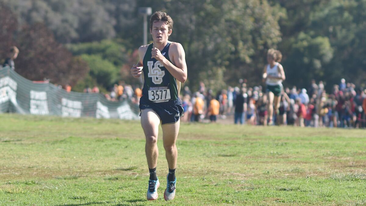 Senior Andy Pueschel added a CIF championship to last week's Avocado West League win.